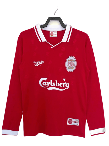 Liverpool Retro Home 96/97 Men's Long Sleeve Jersey