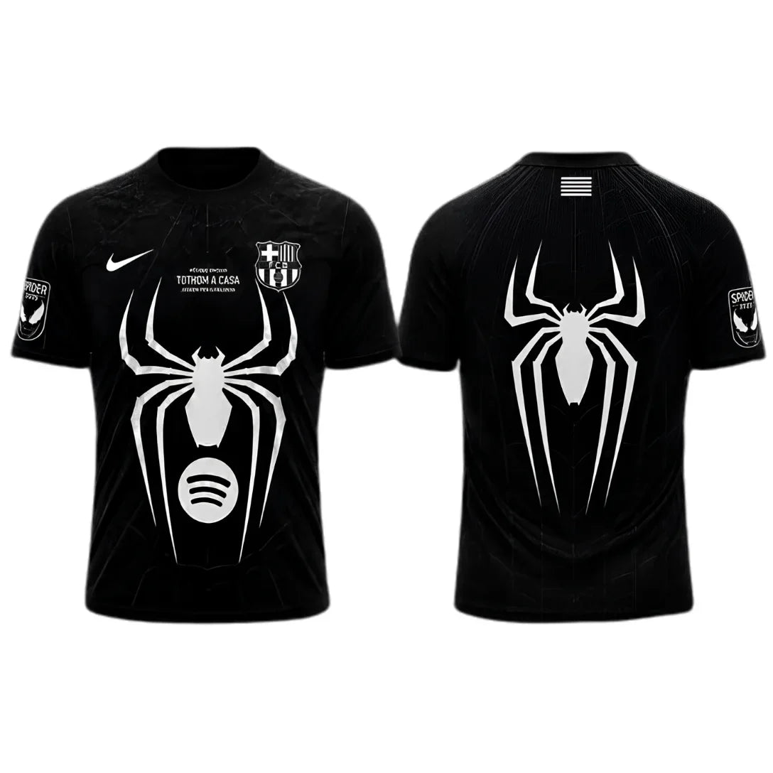 Barcelona x Spider Man Special Edition Jersey 2026 - Black