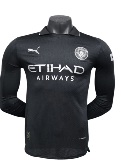 Manchester City Player Away Jersey 2025/26 Long Sleeve
