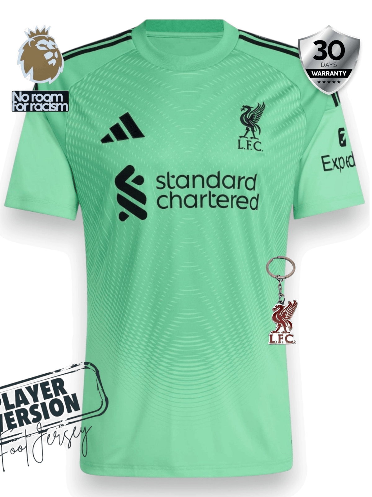 Liverpool Goalkeeper 25/26 Men's Player Jersey