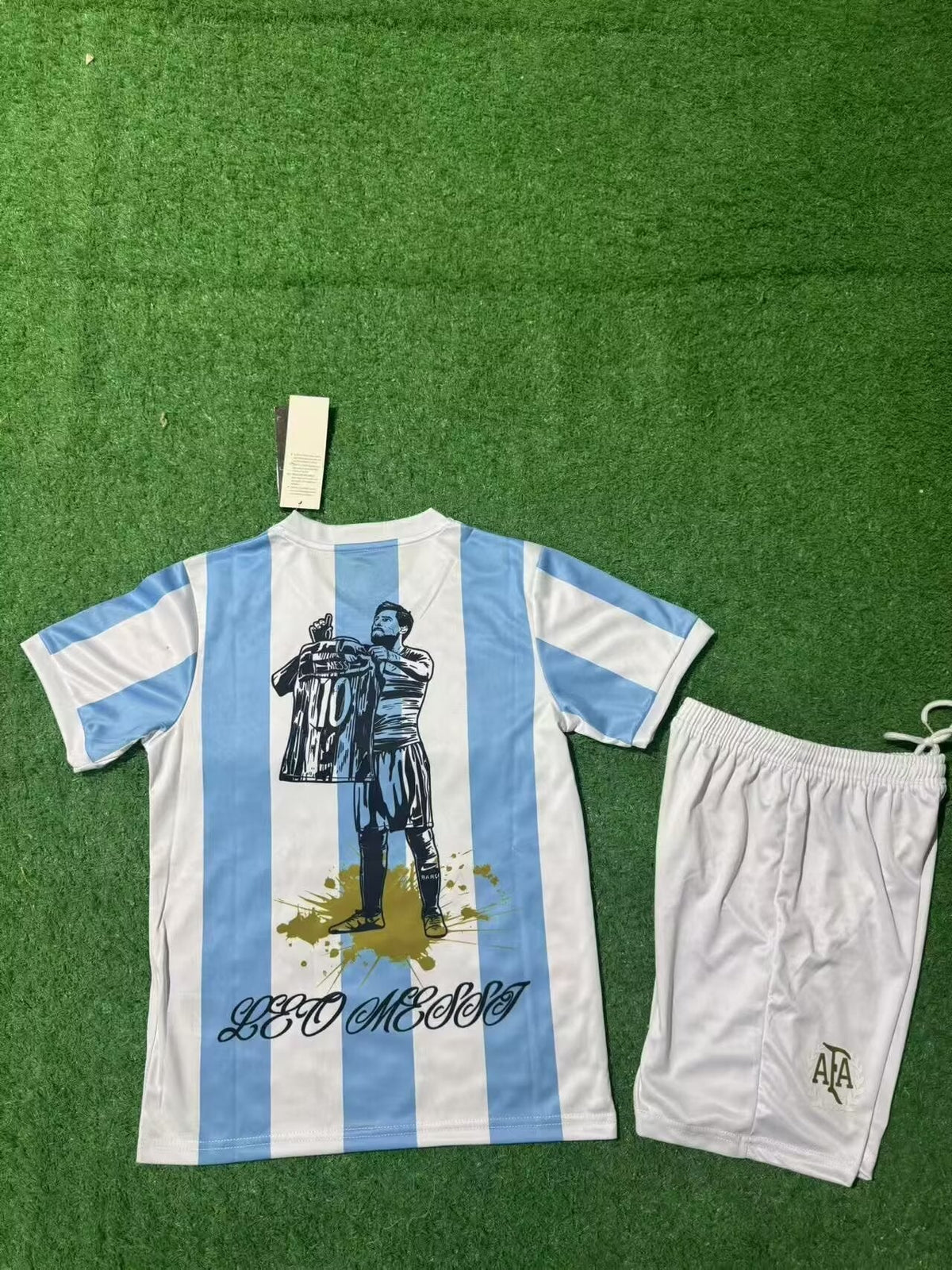 Lionel Messi GOAT Argentina Champion Special Jersey Trikot Maillot Soccer Shirt