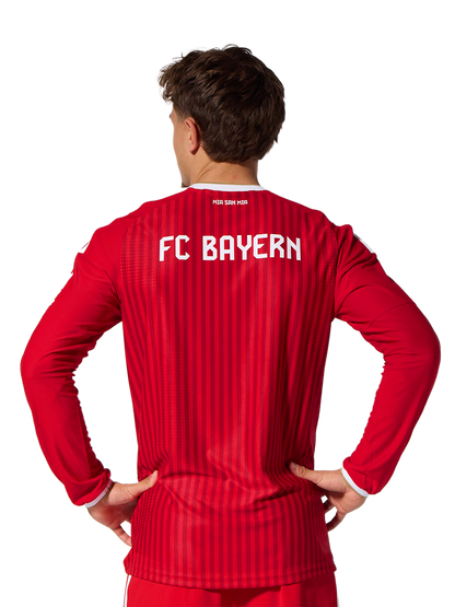 Bayern München Home 26/27 Men's Long Sleeve Player Jersey