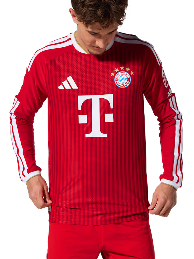 Bayern München Home 26/27 Men's Long Sleeve Player Jersey