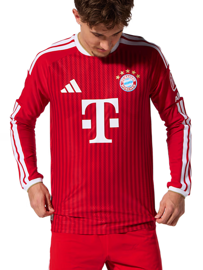 Bayern München Home 26/27 Men's Long Sleeve Player Jersey