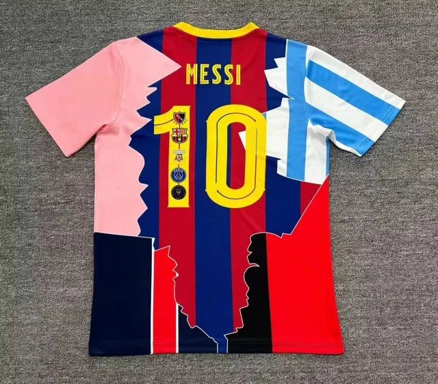Lionel Messi GOAT Combo All Teams Special Jersey Trikot Maillot Soccer Shirt