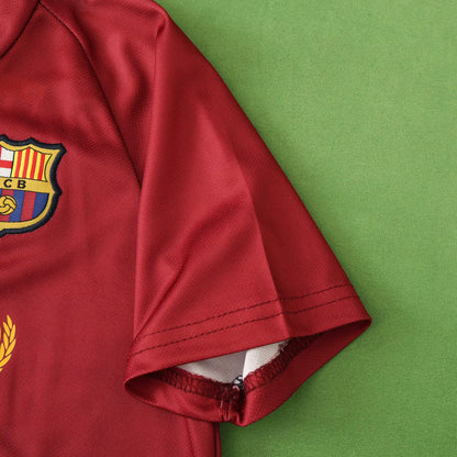 Lionel Messi Barcelona Champion League Final Home Kids Kit Kindertrikot Maillot Enfant Kindertrui (Ages 3-13) Soccer Shirt