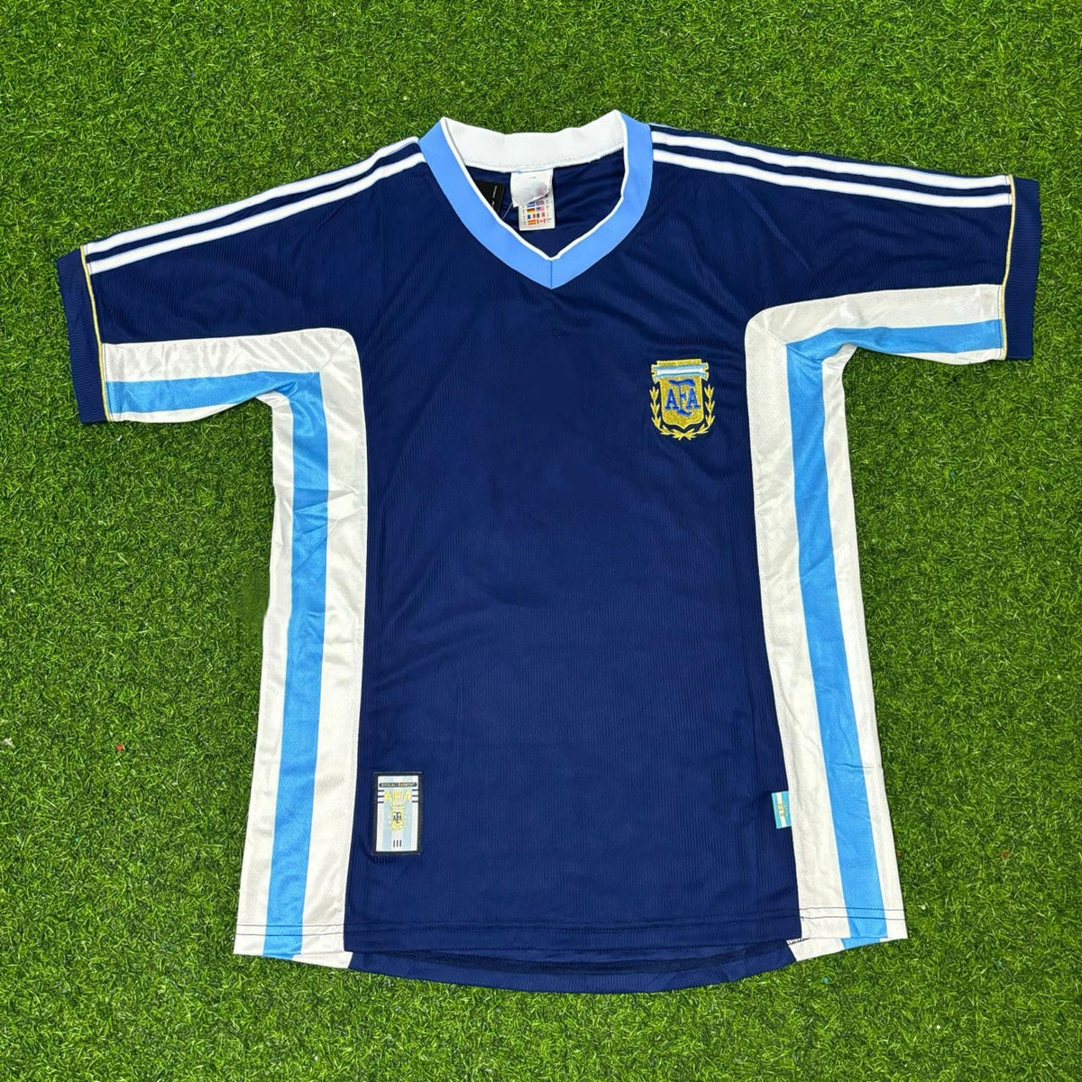 Lionel Messi #10 Argentina Blue Retro Football Jersey