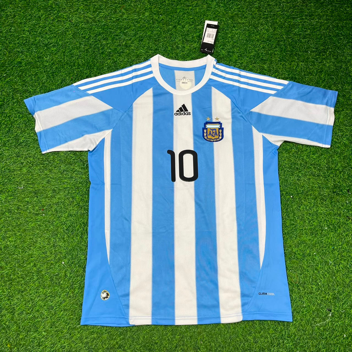 Lionel Messi 10- 2010 World Cup Argentina Retro Jersey