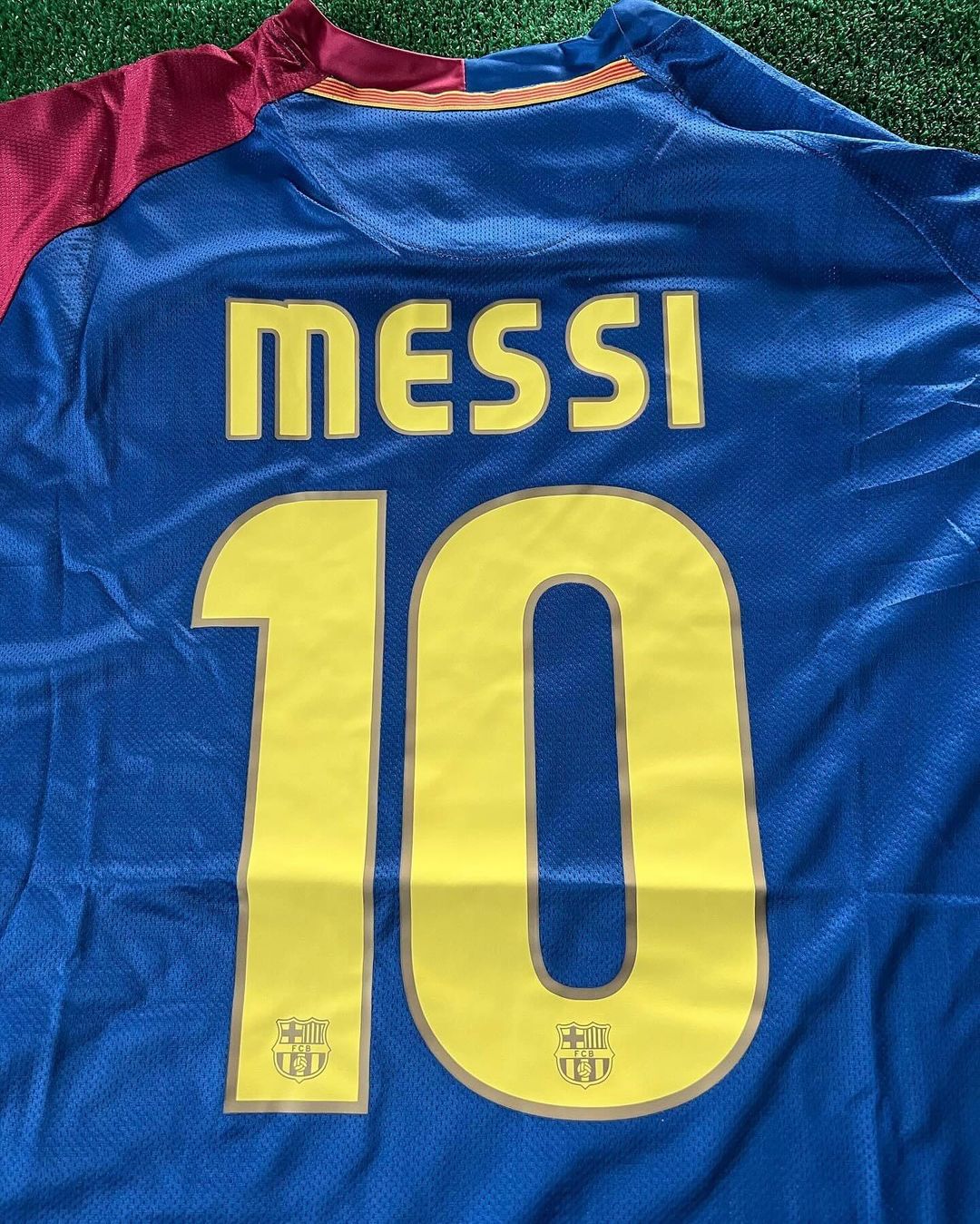 Lionel Messi Barcelona 2009 Roma Final Retro Jersey Trikot Maillot