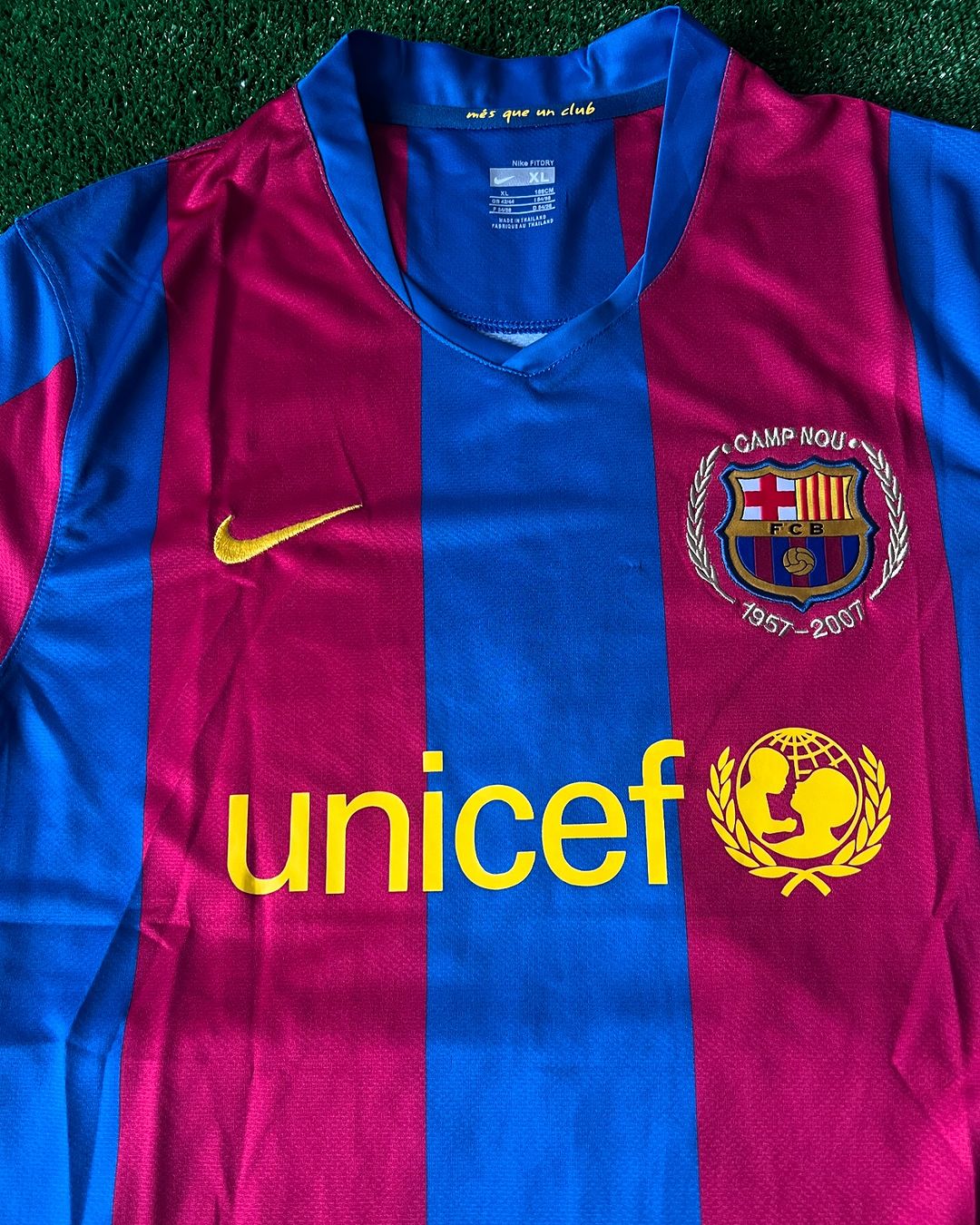 Lionel Messi Barcelona 2007 2008 Retro Jersey Maillot Trikot Maglia