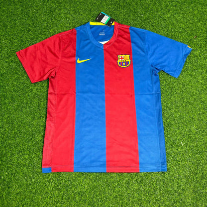 Lionel Messi Barcelona 2006/2007 Home Retro Football Jersey