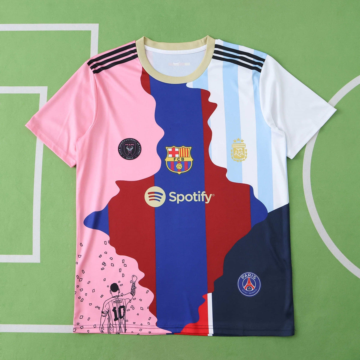 Lionel Messi GOAT Combo 2025 All Teams Special Jersey Trikot Maillot Soccer Shirt