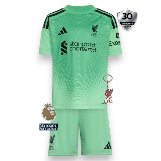 Kids Liverpool Goalkeeper Kit 2025/26