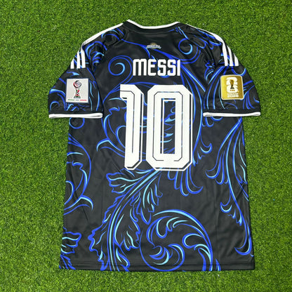 Lionel Messi #10 Argentina 2026 World Cup Golden Patch Football Jersey Kit