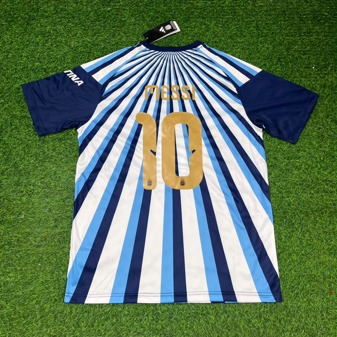 Lionel Messi #10 Argentina 2026 World Cup Warm Up Football Jersey
