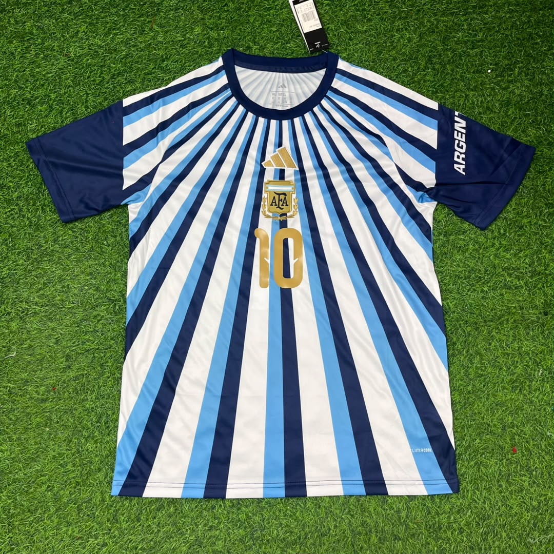 Lionel Messi #10 Argentina 2026 World Cup Warm Up Football Jersey