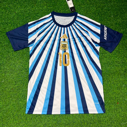 Lionel Messi #10 Argentina 2026 World Cup Warm Up Football Jersey