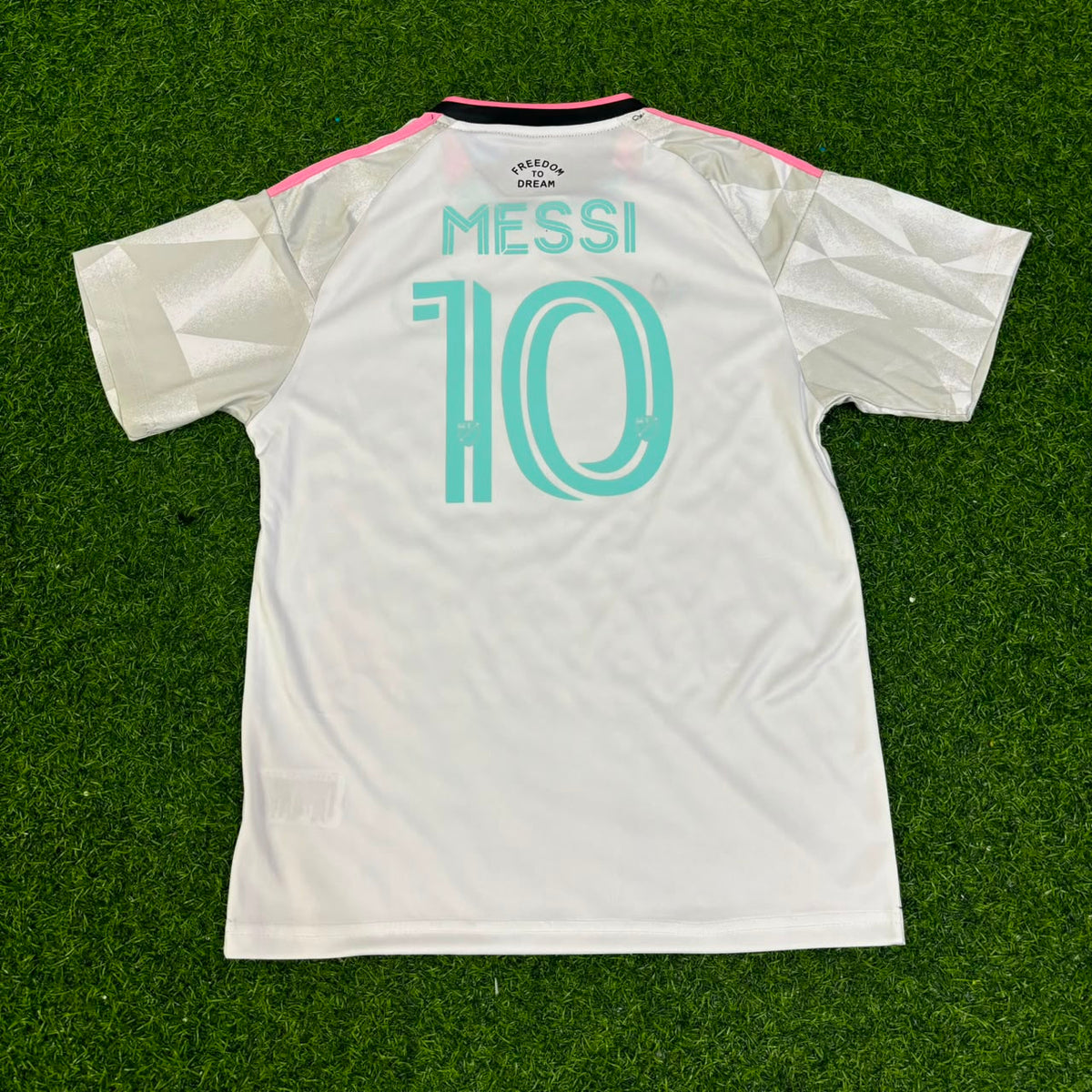 Lionel Messi New Season White Kids Jersey Soccer Shirt Trikot Soccer Shirt