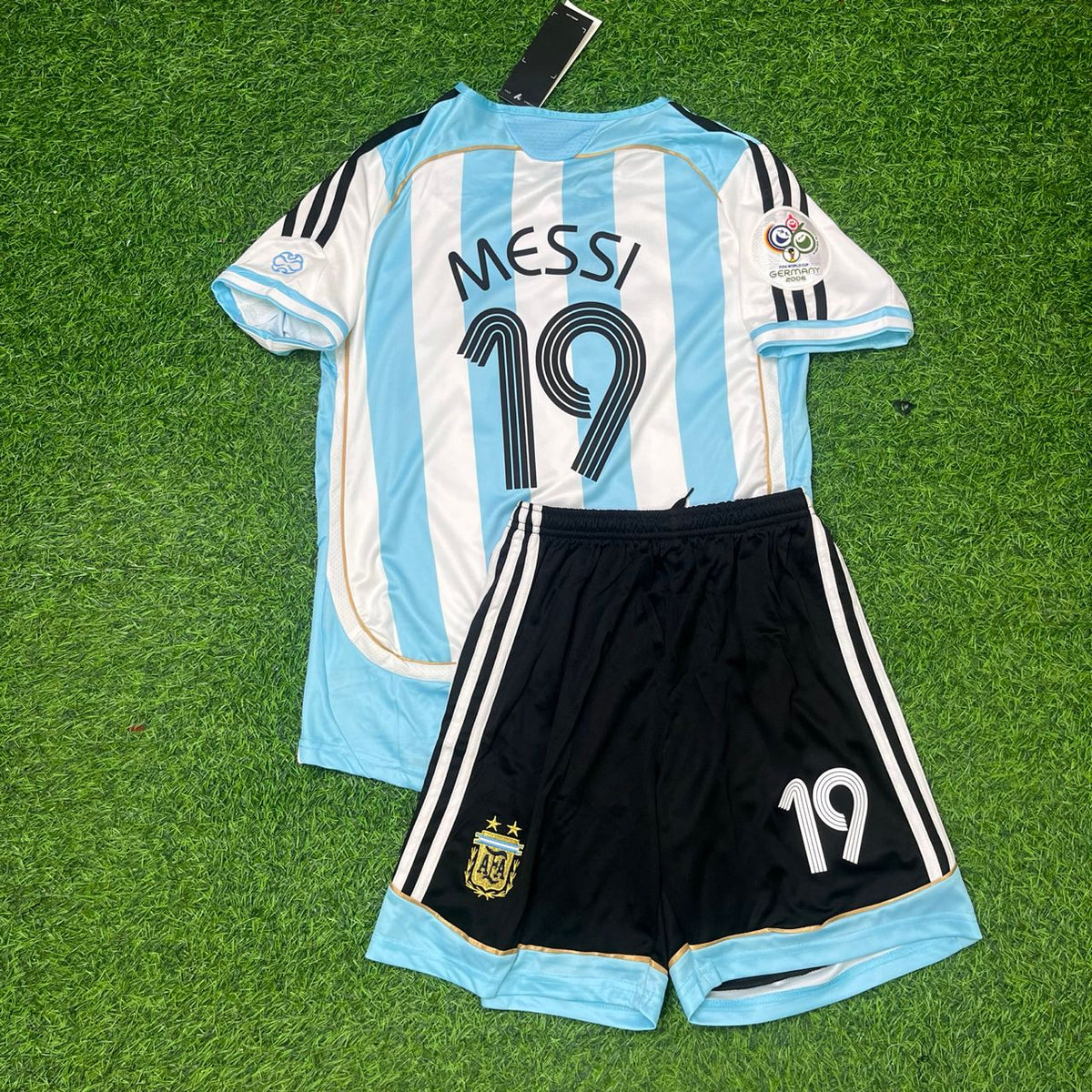 Lionel Messi Argentina 2006 World Cup Kids Retro Football Jersey