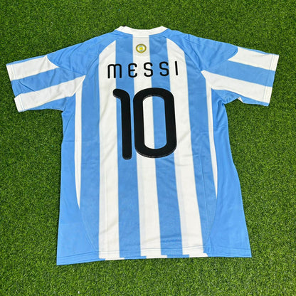 Lionel Messi 10- 2010 World Cup Argentina Retro Jersey