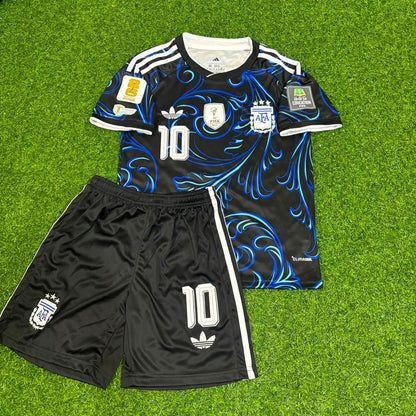 Lionel Messi Argentina 2026 World Cup Kids Football Jersey
