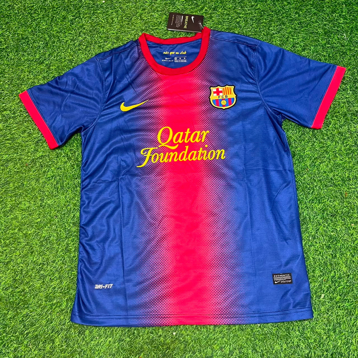 Lionel Messi Barcelona 2012/2013 Retro Home Football Jersey