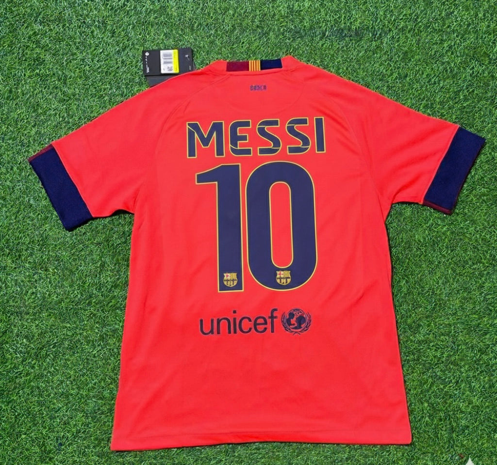 Lionel Messi 10- Barcelona 2014 Kit Season Retro Trikot Maillot Jersey