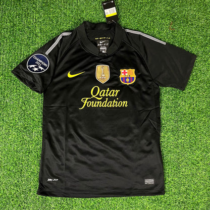 Lionel Messi Black Barcelona 2011/12 Retro Kit Shirt Jersey Trikot Maglia