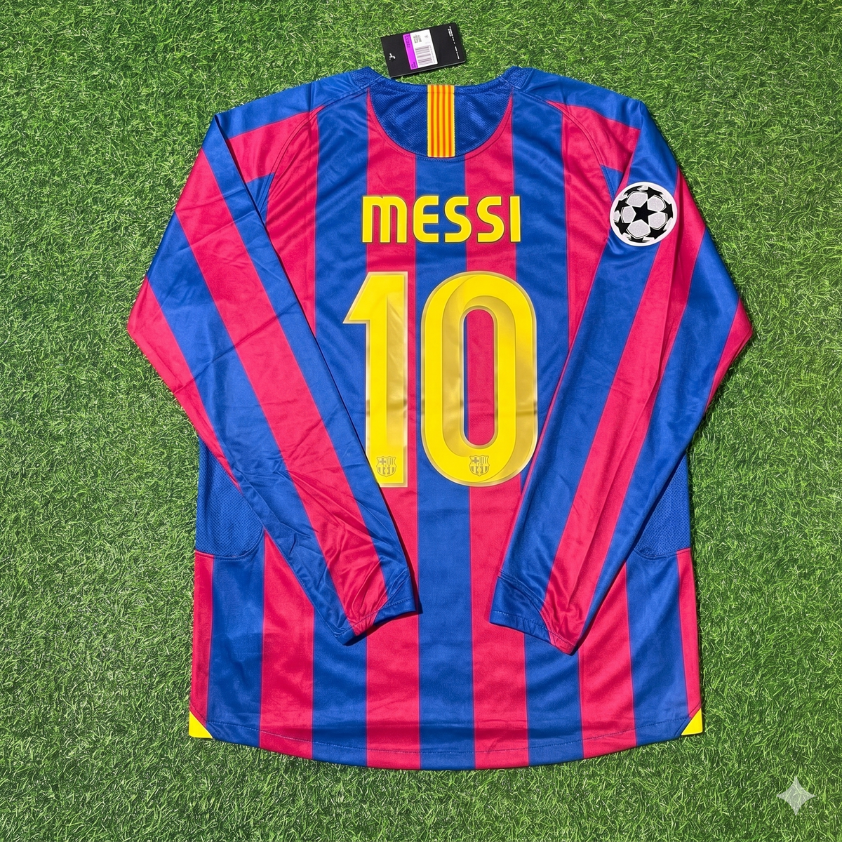 Lionel Messi Barcelona Retro Football Jersey