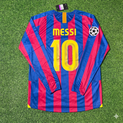 Lionel Messi Barcelona Retro Football Jersey