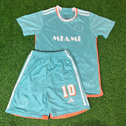 Lionel Messi Blue Kids Kit Kindertrikot Maillot Enfant Kindertrui