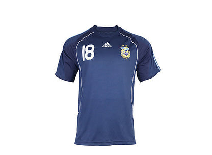 Lionel Messi 2008 Retro Argentina Black Jersey Maillot Trikot Maglia Soccer Shirt