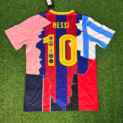 Lionel Messi GOAT Combo All Teams Special Jersey Trikot Maillot Soccer Shirt