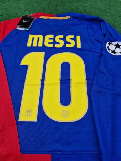 Lionel Messi Barcelona 2009 Champions League Final Retro Jersey