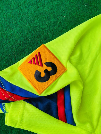 Lionel Messi #30 Barcelona 2005 2006 Green Yellow Retro Jersey Trikot Maillot Soccer Shirt
