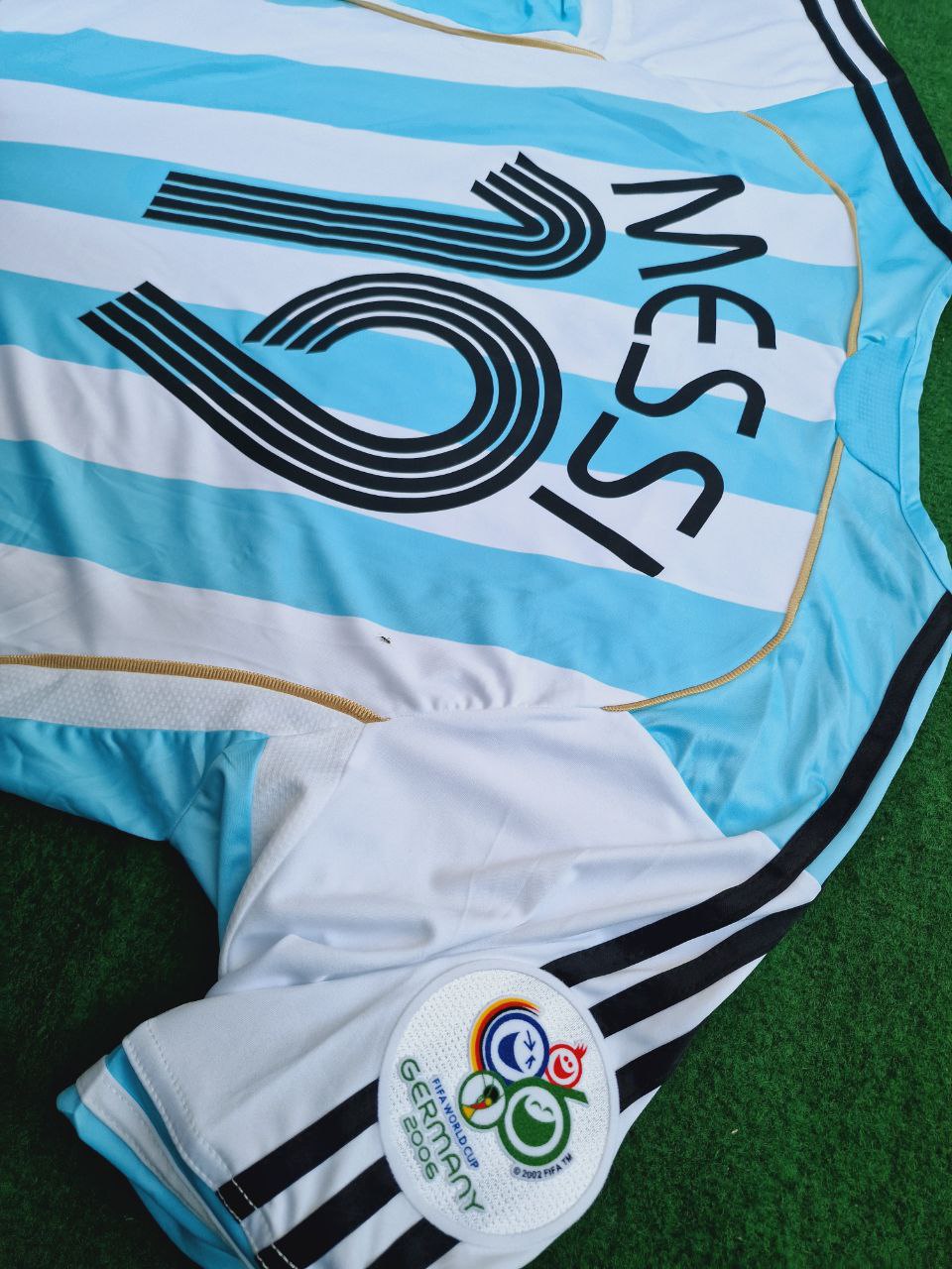 Lionel Messi Argentina 2006 World Cup Kids Retro Football Jersey