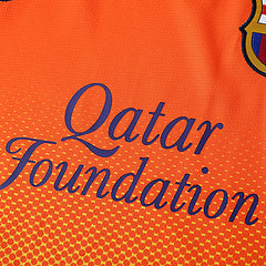 Lionel Messi 10 – Barcelona 2012–2013 Orange Retro Kit Jersey – | Trikot | Maillot Soccer Shirt