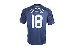Lionel Messi 2008 Retro Argentina Black Jersey Maillot Trikot Maglia Soccer Shirt